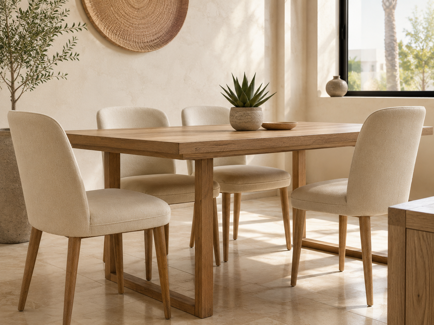 Chaises de salle à manger soignées
